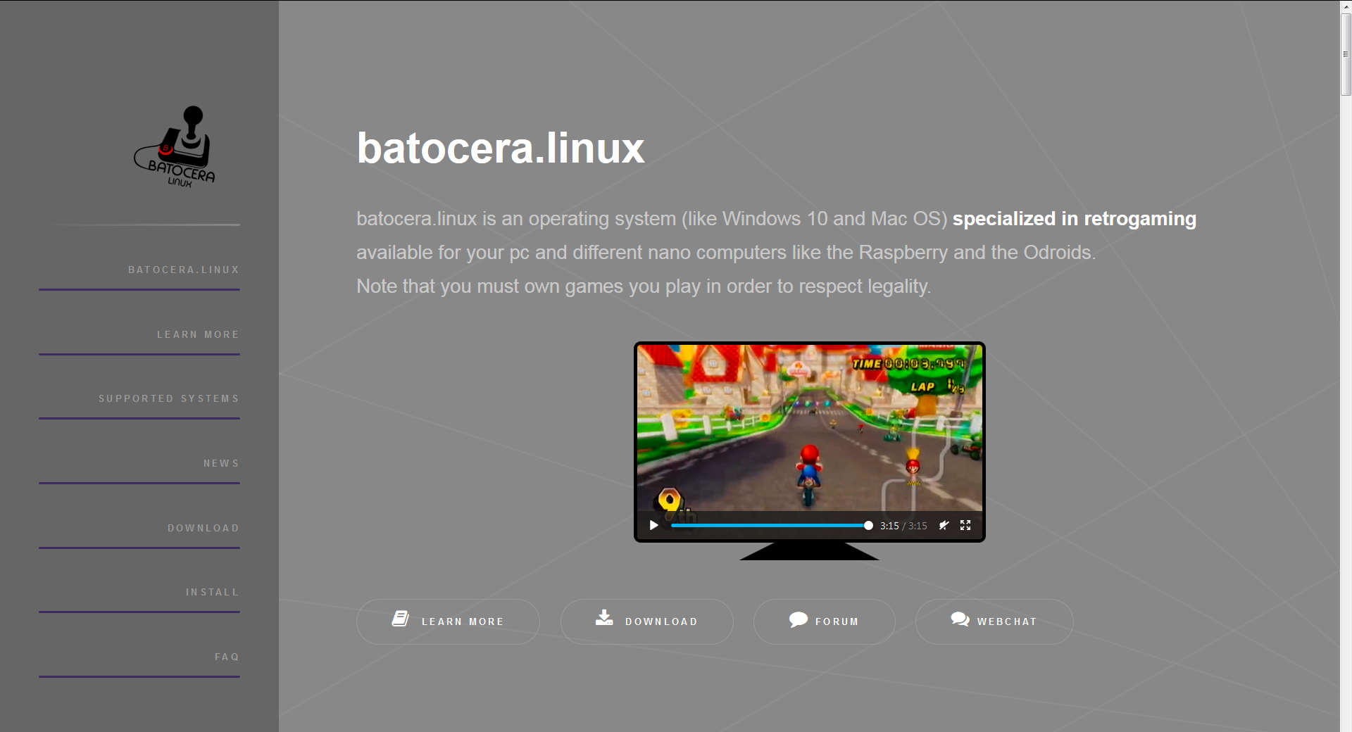 Batocera linux запуск с жесткого диска